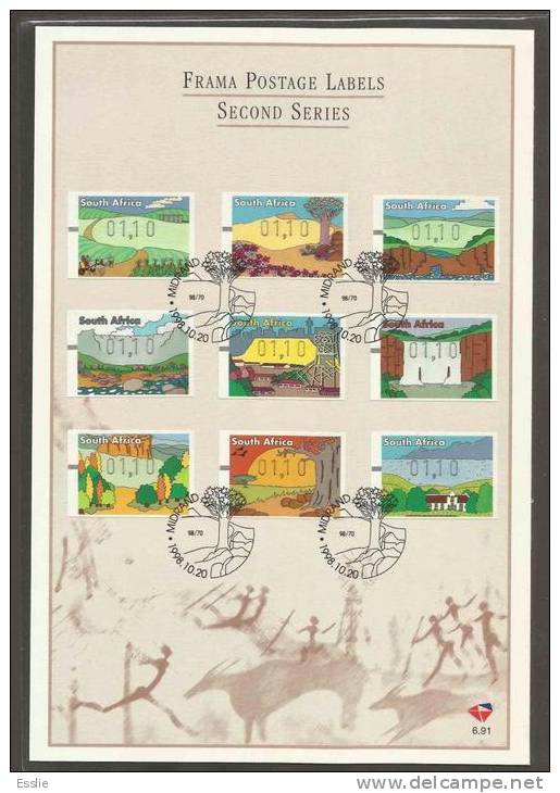 South Africa FDC 6.91  Postage Labels Machine Labels Frama - Automatenmarken (Frama)