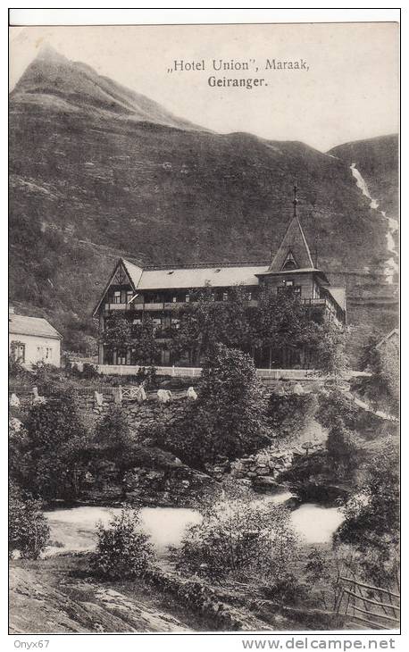 MARAAK (Norvège)  Hôtel UNION - Geiranger - Voir 2 Scans - - Norvège