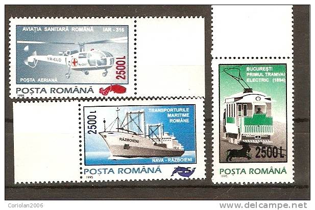 Romania 2001 MNH / Overprint Zodiac / 3 Val. - Astrology