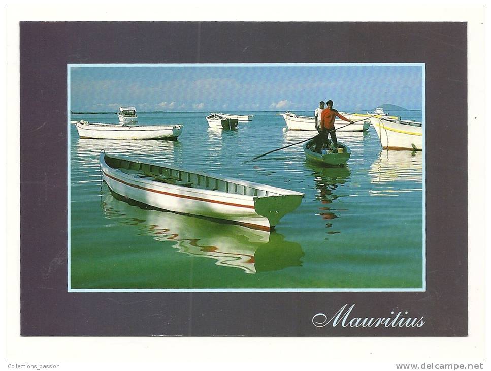 Cp, Maurice, Vue De Cap Malheureux, Au Loin, L'Ile Ronde, écrite - Maurice