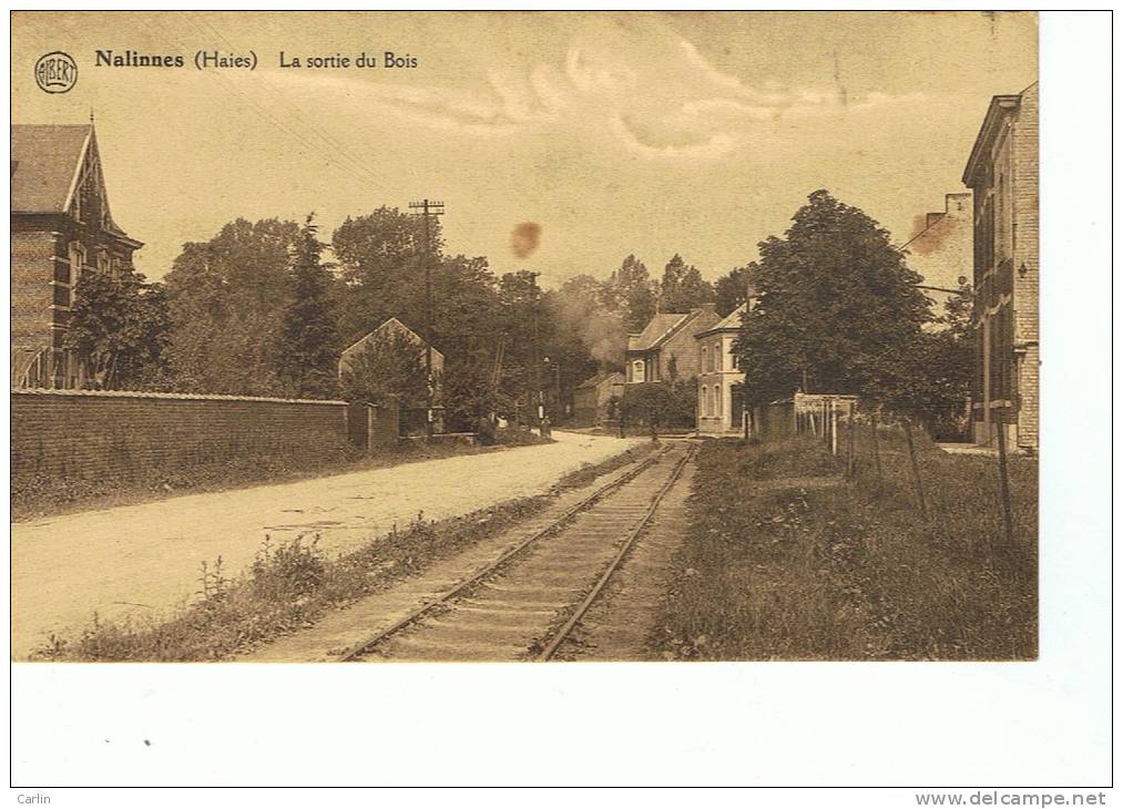 Nalinnes Hais La Sortie Du Bois Voies Du Tram - Ham-sur-Heure-Nalinnes