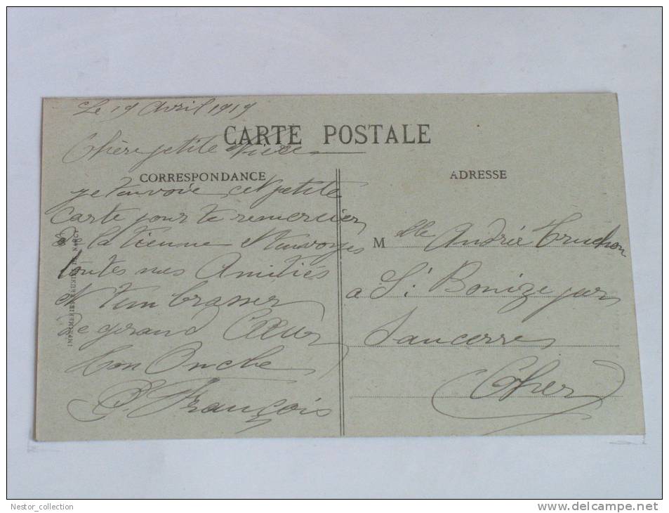 90 ROUGEMONT-le-CHÂTEAU Château De Saint Nicolas (Territoire De Belfort) -  Correspondance De 1919 - Rougemont-le-Château