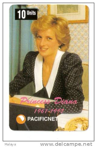 PRINCESS DIANA PHONECARD  AUSTRALIA NO. 4, 1997. LIMITED EDITION OF 2000 - Other & Unclassified