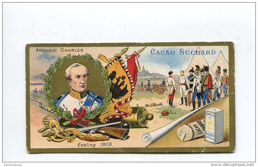 SUCHARD  CHROMO DOREE ESSLING  GUERRE ARCHIDUC CHARLES - Suchard