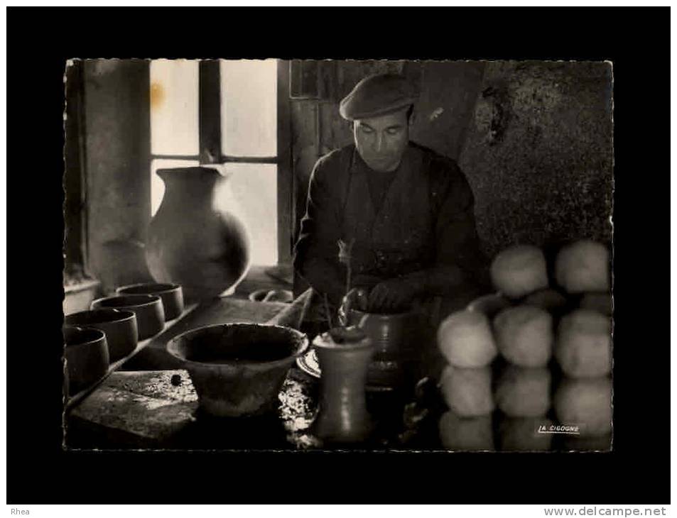 06 - VALLAURIS - Atelier De Poterie - Un Tourneur Au Travail - 1893 Bis - Vallauris