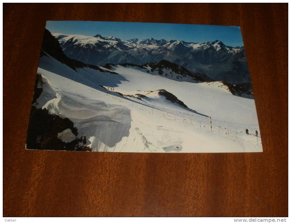 Belle Cp En OISANS  SKI  D ETE  SUR  LE  GLACIER  DE  SARENNES - Altri & Non Classificati