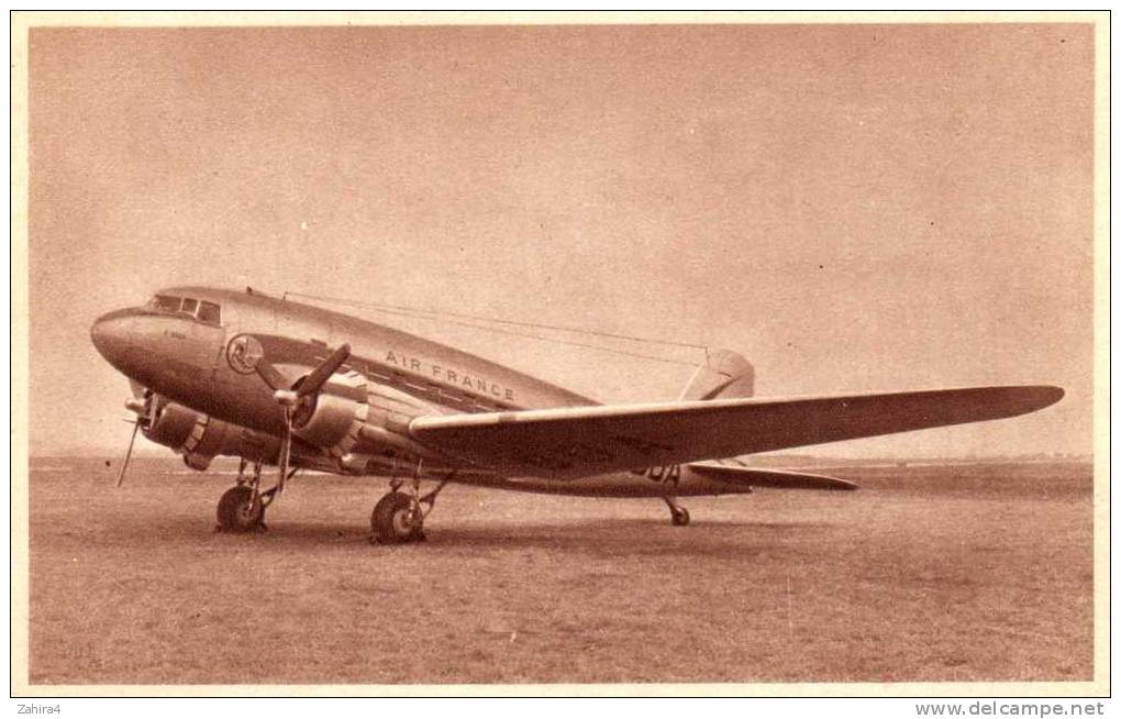 Air France - Douglas DC3 - En Service Sur Les Lignes Air France - 1946-....: Era Moderna