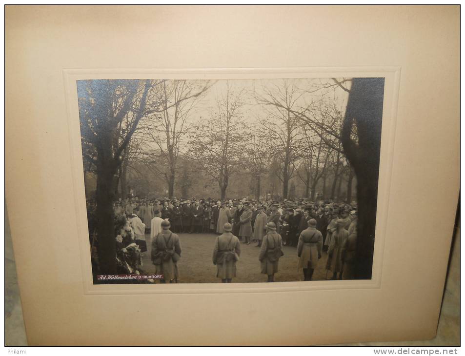 PHOTO MANIFESTATION PATRIOTIQUE 2 NOV 1921, Dim: 173x230, Photographe: D.RUHRORT. (PH14) - Guerre, Militaire