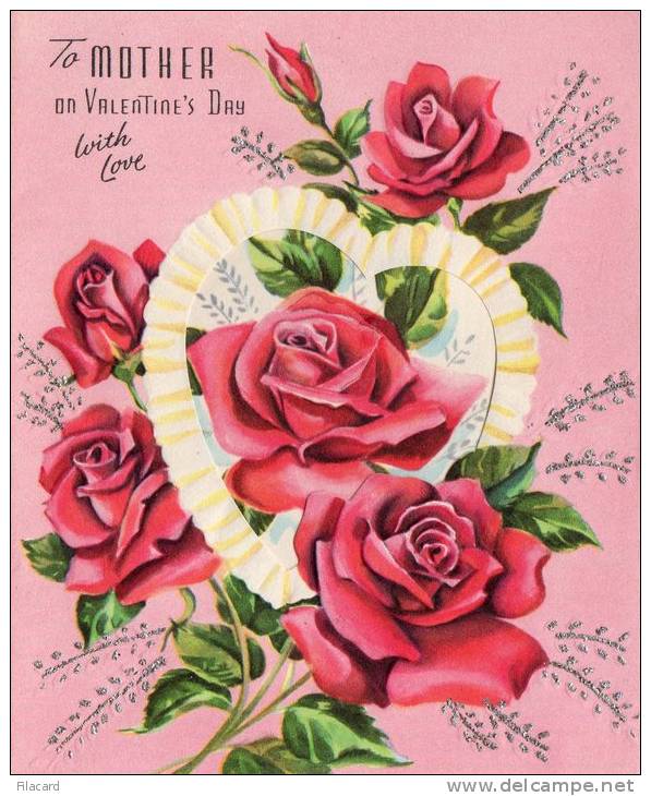 33195   Stati  Uniti,  To  Mother  On  Valentine"s  Day  With  Love,  NV (scritta) - Valentinstag