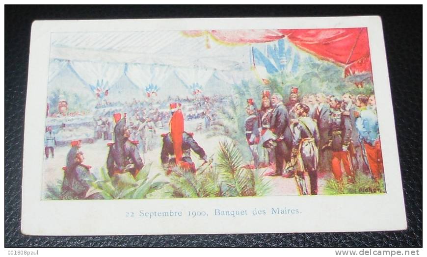 22 Septembre 1900 , Banquet Des Maires :::::: Militaires - Soldats - Réceptions - Ricevimenti