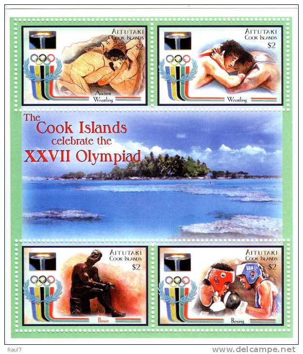 AITUTAKI 2000 - Olympic Sidney 2000 - BF Neufs*** (MNH SET) CV €10 - Summer 2000: Sydney