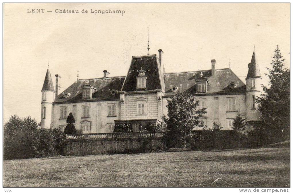 CPA - 01 - LENT - Château De Longchamp  - 242 - Non Classés