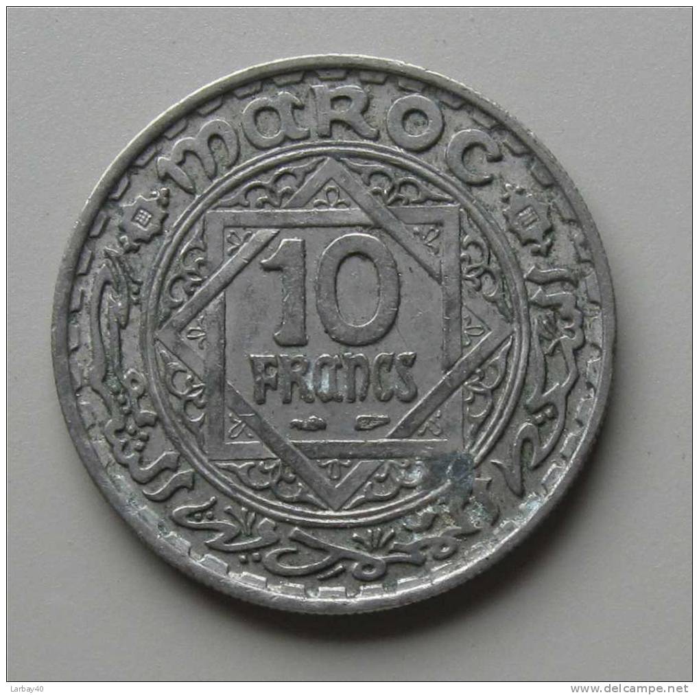 1 Piece 10 Francs Maroc - Maroc