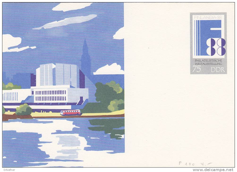 DDR P 100, Postfrisch - Postcards - Mint