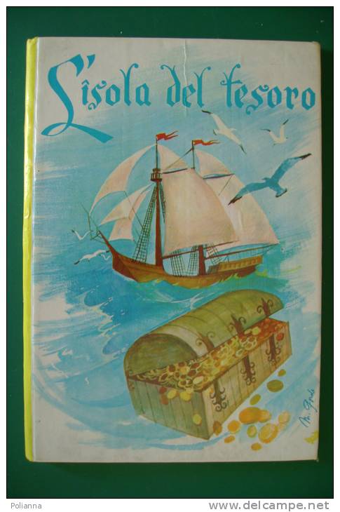 PEY/36 Collana Avventure : L'ISOLA DEL TESORO Ed.D.E.I-Novara/illustrato - Old