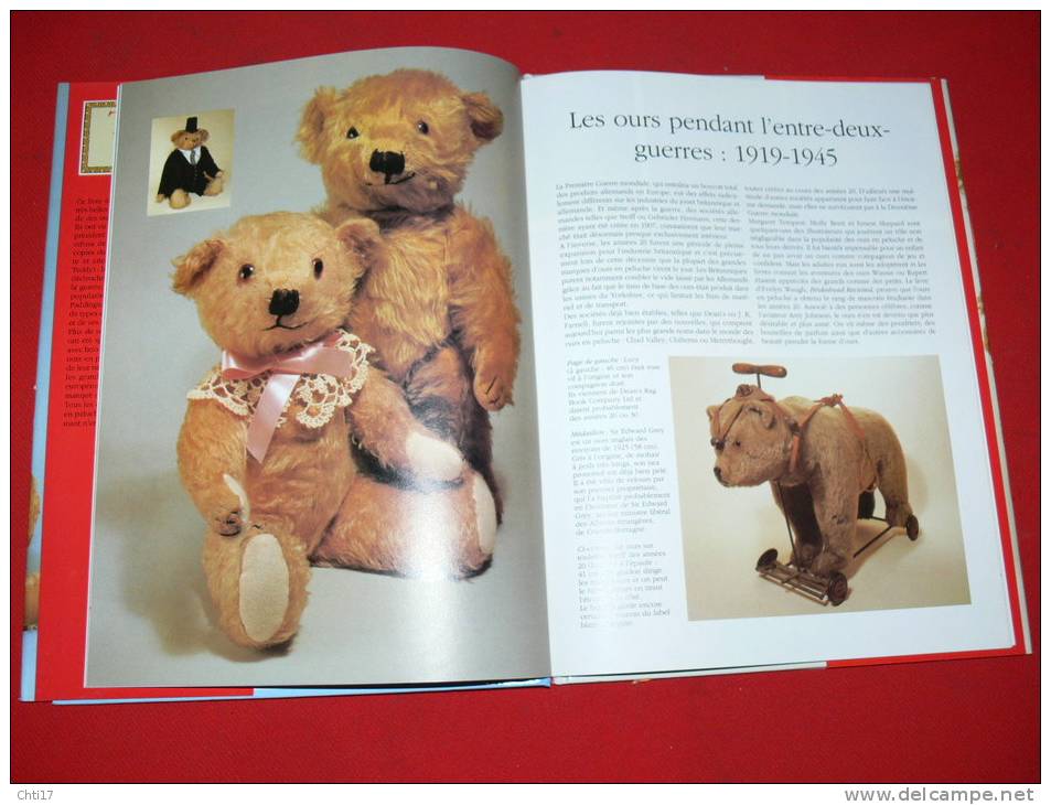 OURS  ANCIENS PELUCHES TEDDY BEARS POUPEE PAR J SPARROW EDITIONS PML EN 1994 - Ours