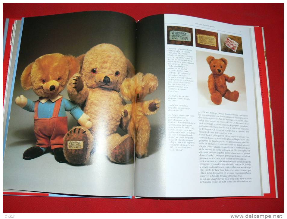 OURS  ANCIENS PELUCHES TEDDY BEARS POUPEE PAR J SPARROW EDITIONS PML EN 1994