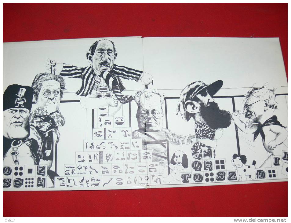 CARICATURES POLITIQUES ILS ONT ETE COMME CA DEDICACE DE JACKY REDON EDIT JC LATTES 1976 - Dedicados