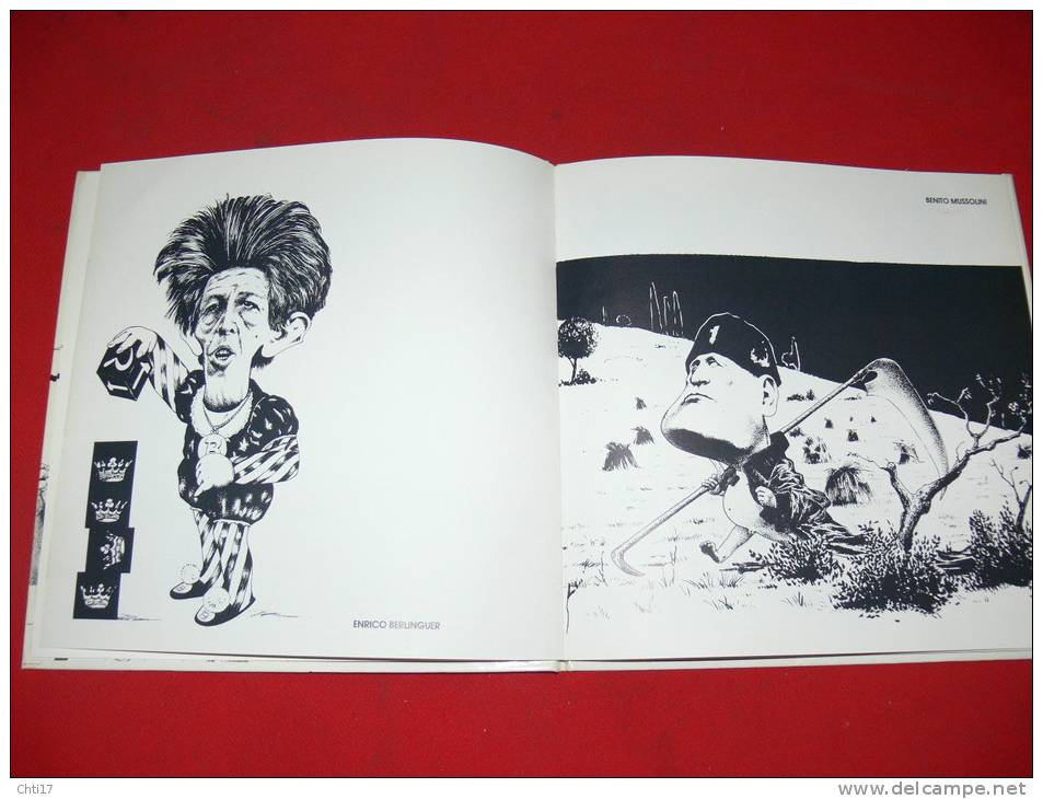 CARICATURES POLITIQUES ILS ONT ETE COMME CA DEDICACE DE JACKY REDON EDIT JC LATTES 1976