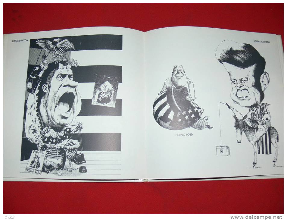 CARICATURES POLITIQUES ILS ONT ETE COMME CA DEDICACE DE JACKY REDON EDIT JC LATTES 1976