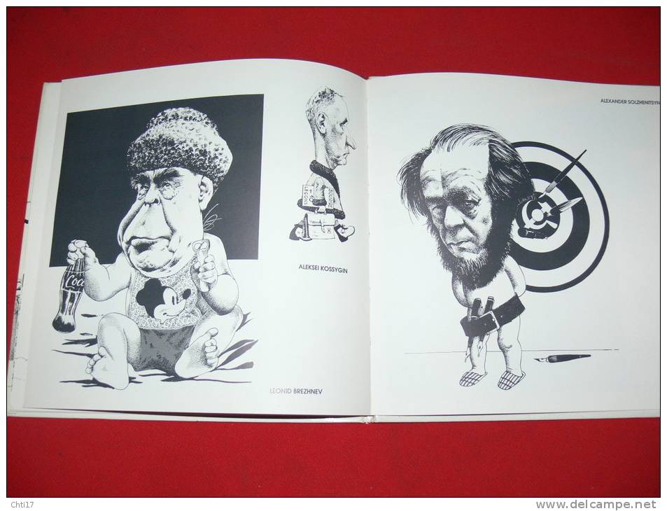 CARICATURES POLITIQUES ILS ONT ETE COMME CA DEDICACE DE JACKY REDON EDIT JC LATTES 1976