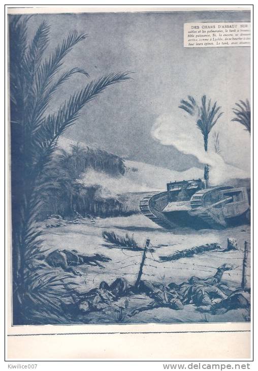 GUERRE 14-18 Jerusalem   Allenby  Proclammation   Chars D Assaut Tank  Palmeraie Lydda Palestine  Israel - Sin Clasificación