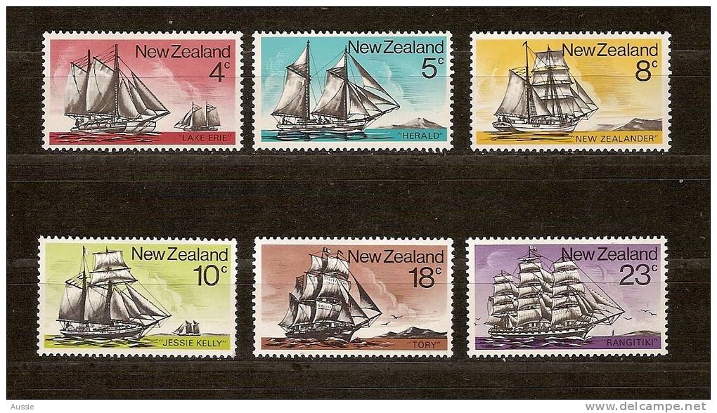 Nouvelle-Zelande New Zealand 1975 Yvertn° 629-34 *** MNH Cote 7,75 Euro Boten Bateaux Ships - Ongebruikt