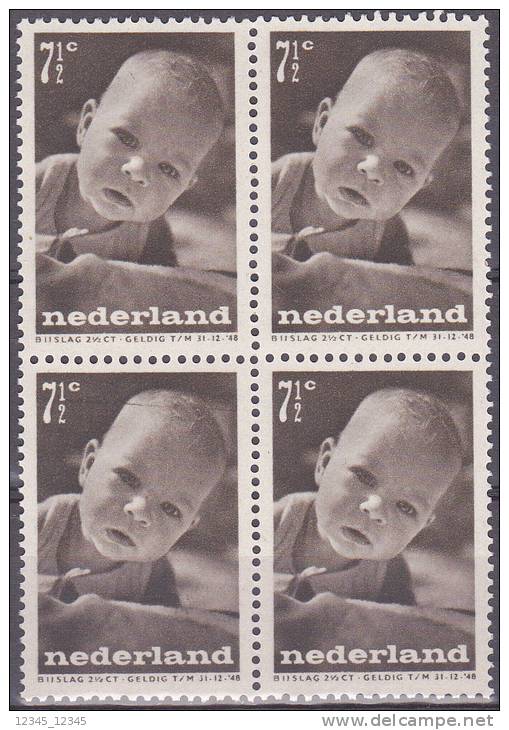 Nederland 1947 Postfris MNH 497 P2 - Errors & Oddities