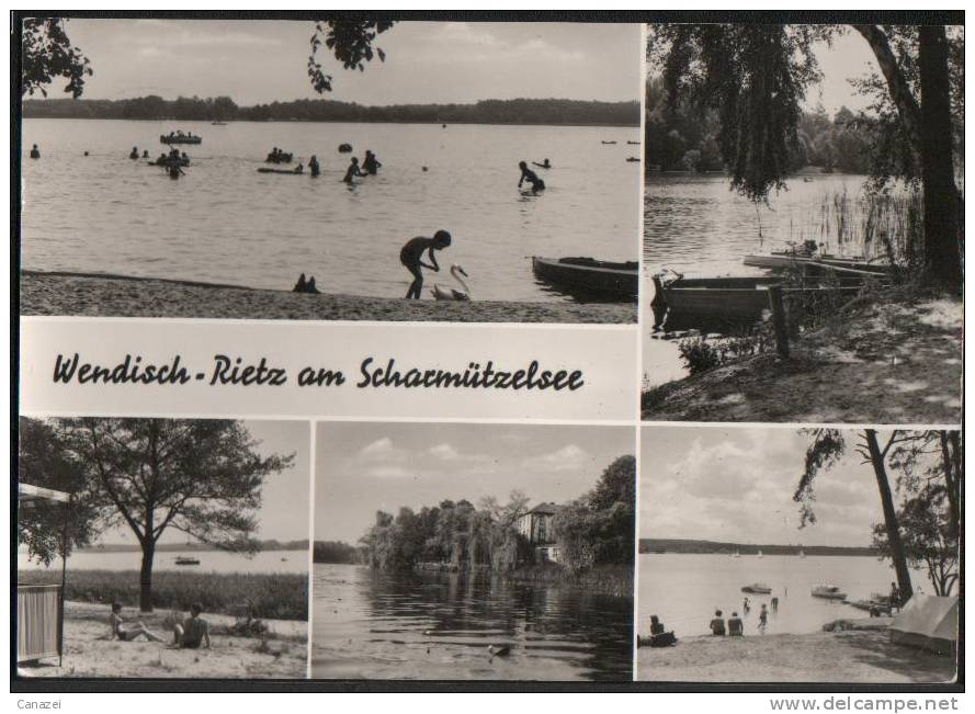 AK Wendisch Rietz/Beeskow, Am Scharmützelsee, Gel, 1972 - Beeskow