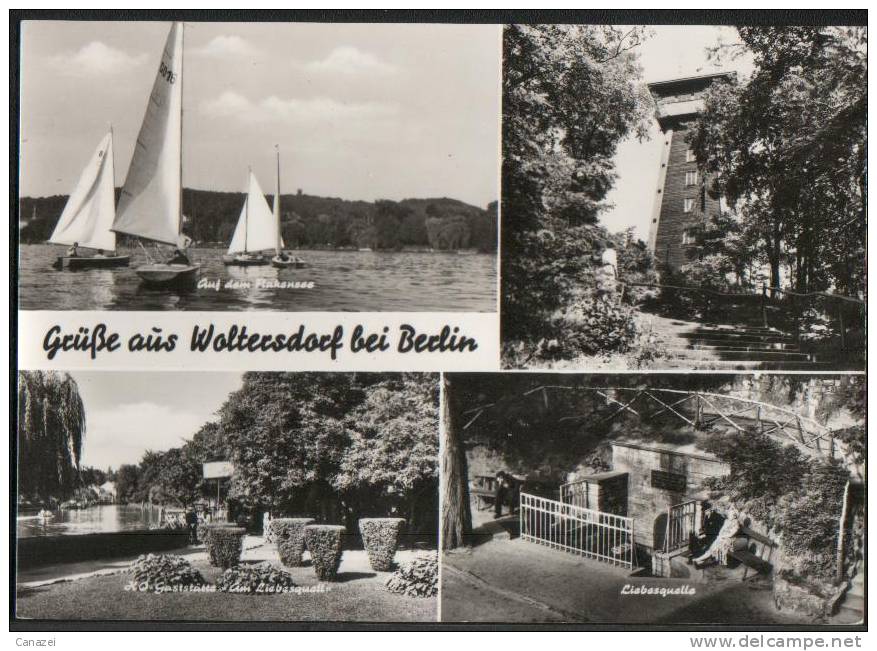 AK Woltersdorf Bei Erkner, Liebesquelle, Flakensee, Gel, 1975 - Woltersdorf