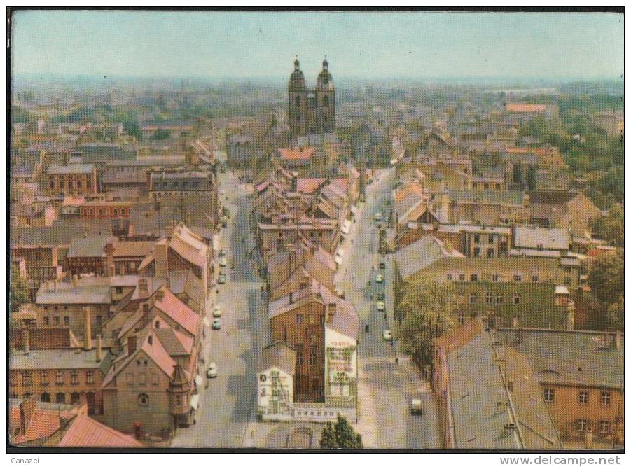 AK Wittenberg, Blick Vom Turm Der Schloßkirche, Gel, 1964 - Wittenberg