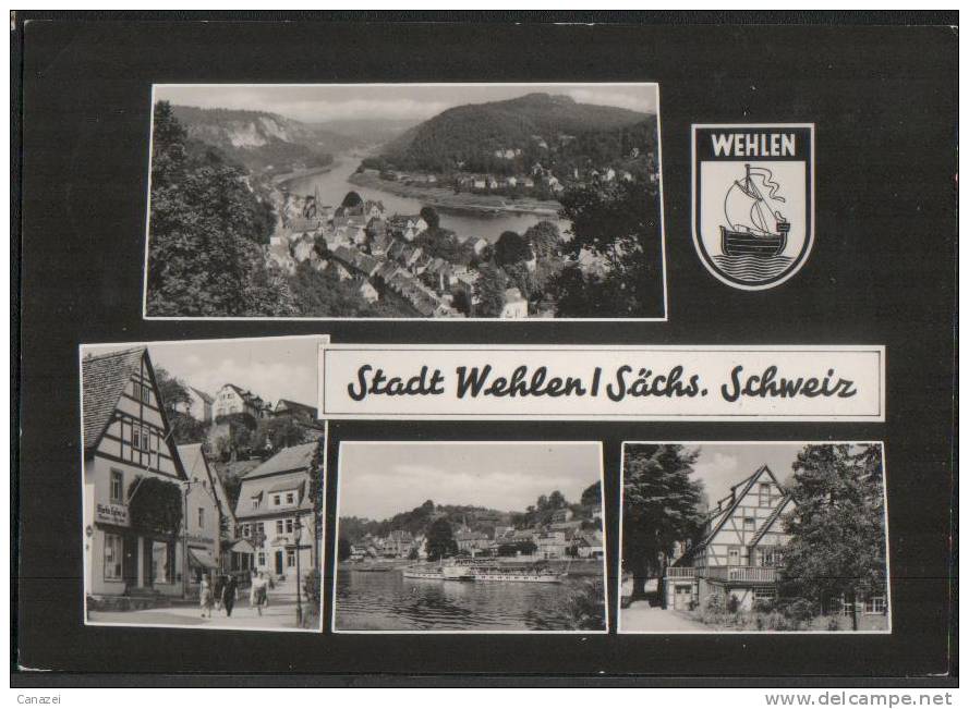 AK Stadt Wehlen, Gel, 1965 - Wehlen
