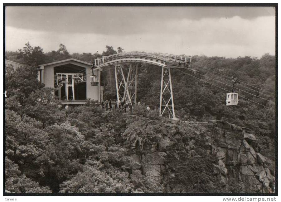 AK Thale, Personenschwebebahn, Gel, 1971 - Thale