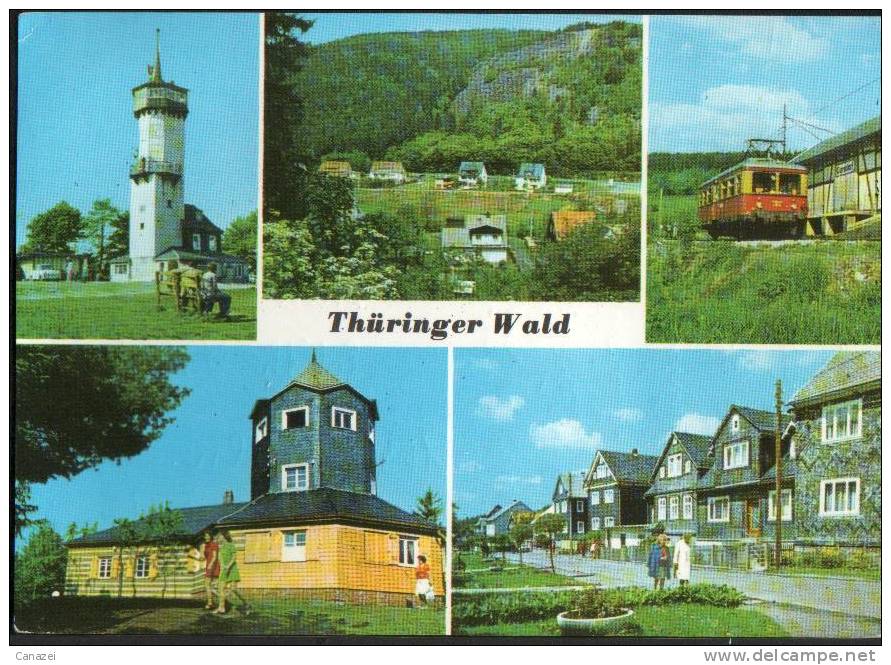 AK Oberweißbach, Unterweißbach, Cursdorf, Meuselbach-Schwarzmühle, Gel, 1979 - Oberweissbach