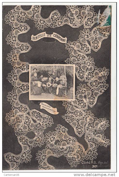 43 - Dentelle De Craponne - Ameublement Incrustation Cluny - Editeur: M.B N° 361 - Craponne Sur Arzon