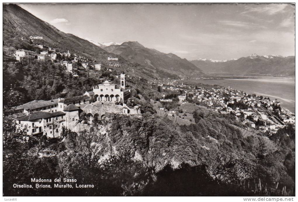 LOCARNO ANNI 40 MURALTO - MADONNA DEL SACCO ORSELINA E BRIONE - Brione Sopra Minusio