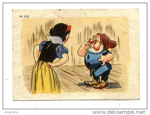 Image BLANCHE NEIGE Et Les 7 NAINS N° 110 / Chocolat MENIER WALT DISNEY - Menier