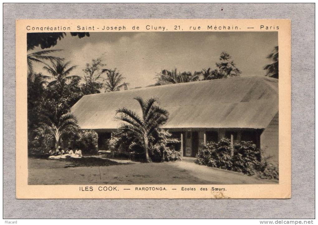 32824     Iles  Cook  -  Rarotonga  -  Ecoles  Des  Soeurs,  VG  1932 - Cook