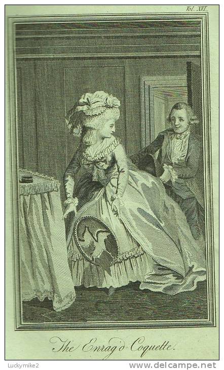 "Town And Country Magazine For December 1784".  Caricatures &amp; Dr Samuel Johnson Interest. - Littéraire