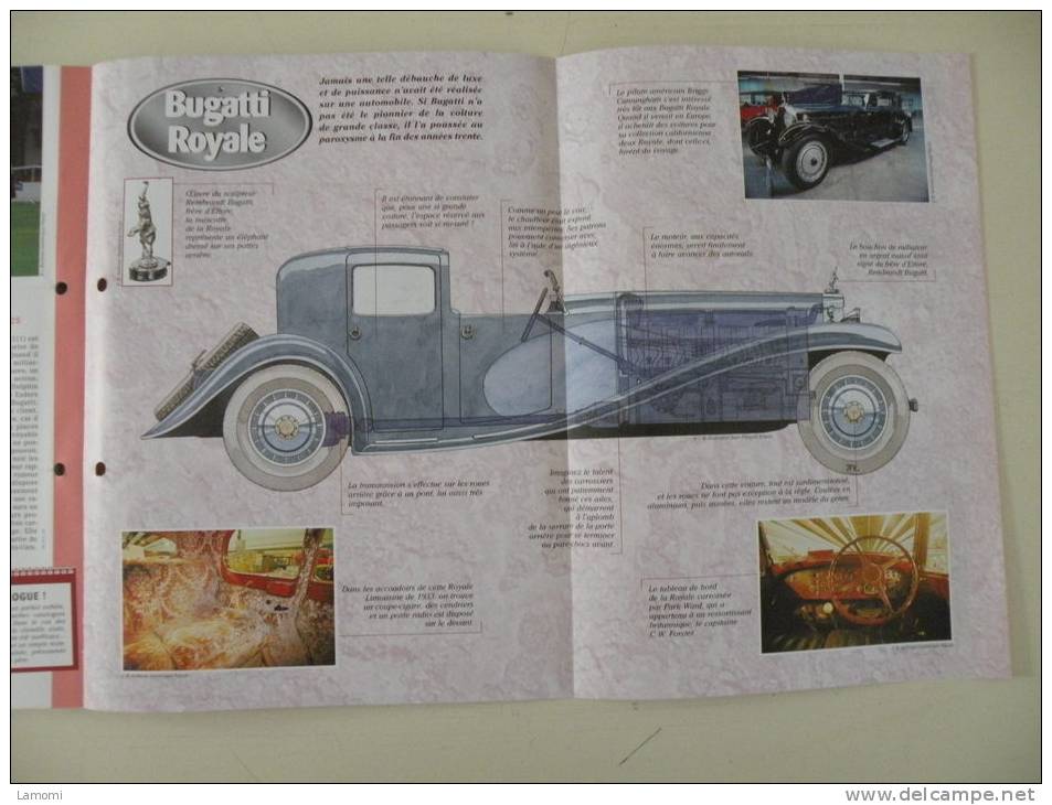 Fiche Technique Bugatti Royale 1927 Une Pure Folie - Cars