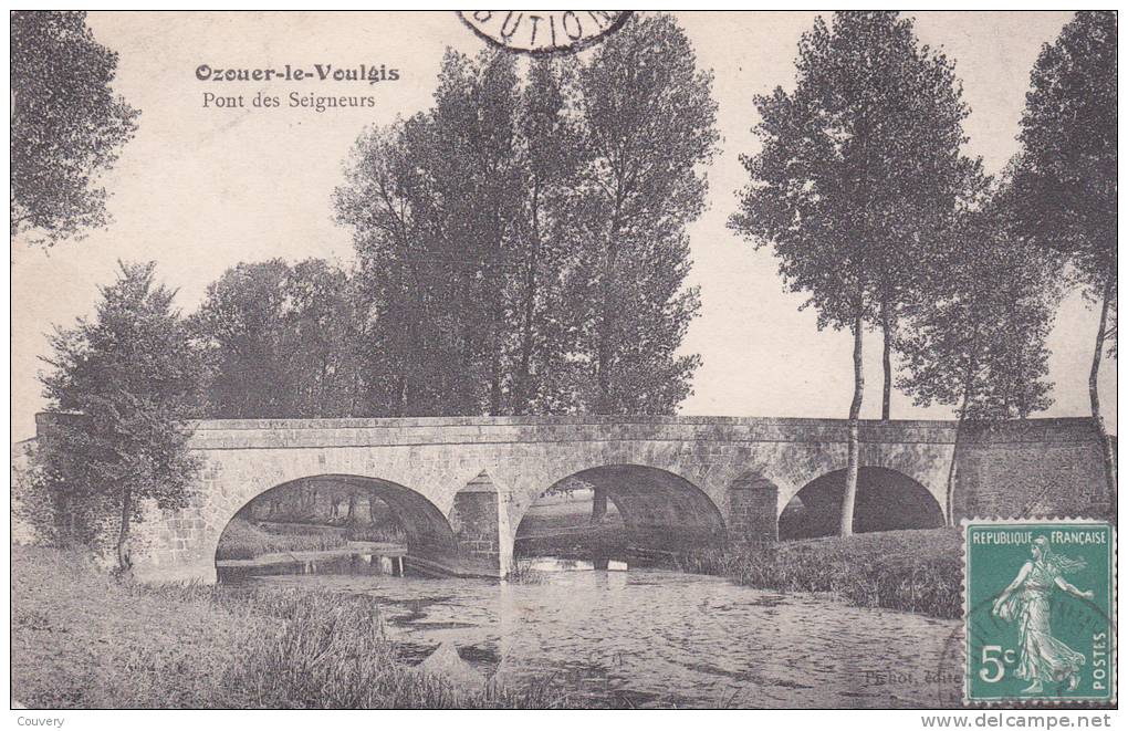 CPA 77  OZOUER-LE-VOULGIS ,Pont Des Seigneurs. - Otros & Sin Clasificación