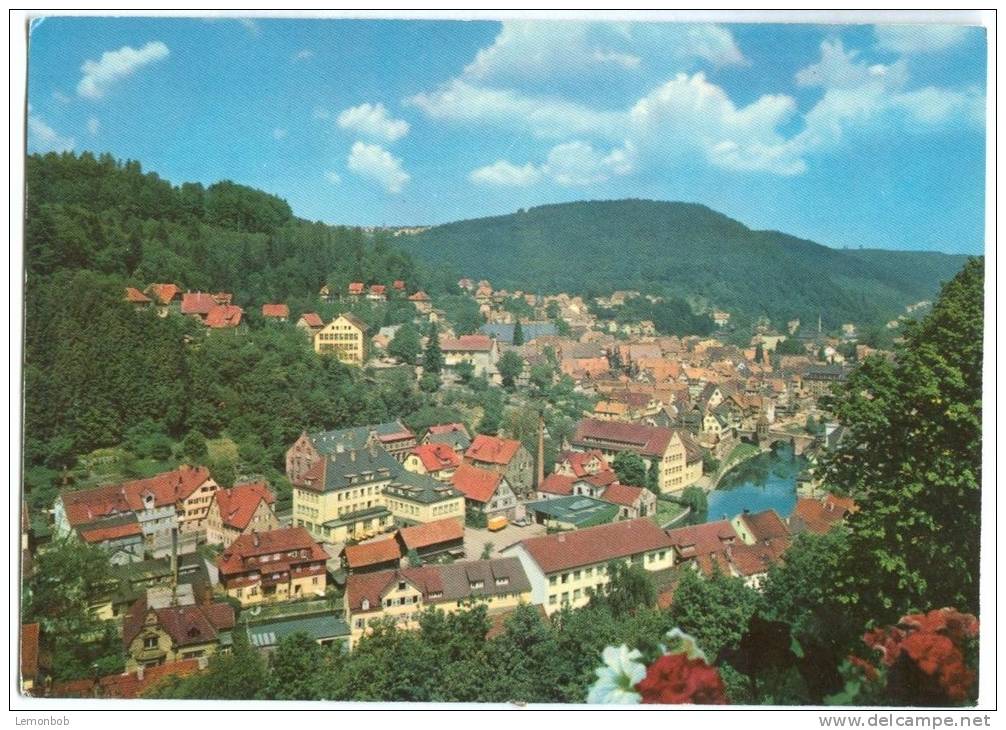 Germany, Blick Auf Calw Im Schwarzwald, 1960s Marked, Unused Postcard [12240] - Calw