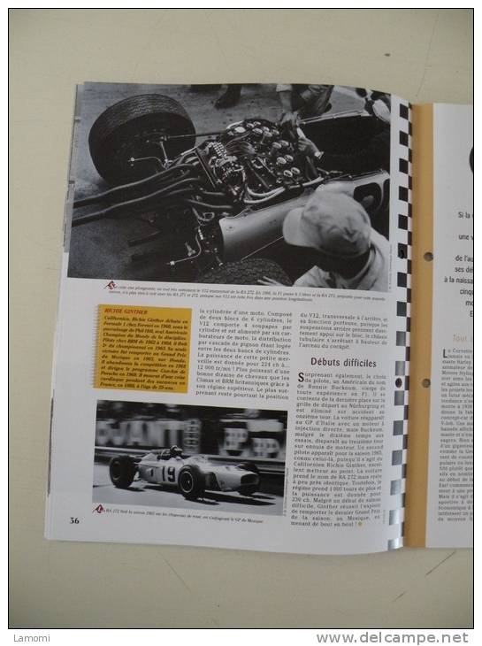 Fiche Technique Voiture - Honda RA 271 F1 Un Surprenant V12 - 1964 - (N°16) - Cars