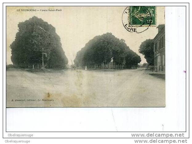 27 LE NEUBOURG COURS SAINT PAUL ED DUMONT ED 1909 - Le Neubourg