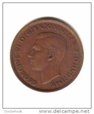 GREAT BRITAIN    1  PENNY  1946  (KM# 845) - D. 1 Penny