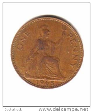GREAT BRITAIN    1  PENNY  1965  (KM# 897) - D. 1 Penny