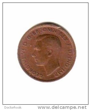 GREAT BRITAIN    1/2  PENNY  1937  (KM# 844) - C. 1/2 Penny