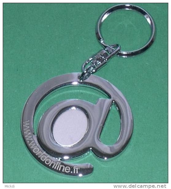 PORTE CLE MESSAGERIE @ AROBASE - METAL - Porte-clefs