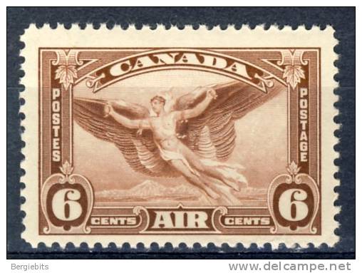 1935 Canada 6 Cents Airmail Stamp MNH Scott # C5 - Poste Aérienne