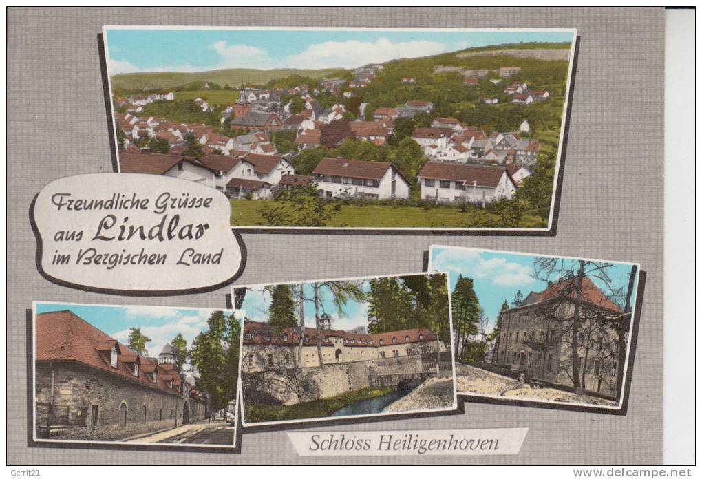 5253 LINDLAR- SCHLOSS HEILIGENHOFEN, Mehrbildkarte - Lindlar